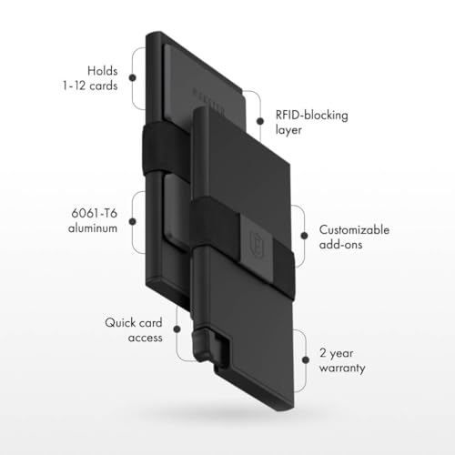 Ekster Aluminum Cardholder Wallet for Men | Metal Wallets with RFID Blocking Layer | Slim & Minimalist Aluminum Wallet with Push Button for Quick Card Access4