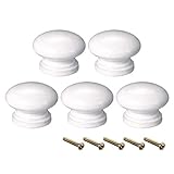 wooden door knobs screwfix Surface Treatment: Spray Paint; Package Content: 5 x Pull Knobs, 5 x M4(22mm) Screws