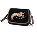 Shrimp Women's Crossbody Handbags Leather Shoulder Bag With Adjustable Strap Fashion Cross Body Purse