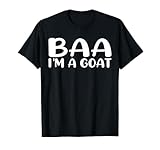 Photo Gallery baa i m a goat - costume di halloween, divertente detto capra maglietta Photo Gallery baa i m a goat - costume di halloween, divertente detto capra maglietta