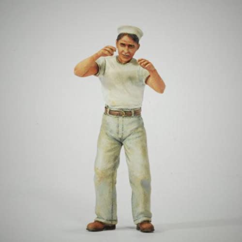 Kit de figura modelo de resina sin montar 1/35 miniatura 2