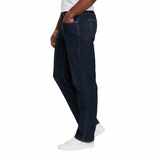Eddie Bauer Men's Classic Straight Stretch 5 Pocket Denim Jean (US, Waist Inseam, 32, 32, Regular, Regular, Dark Blue)3