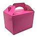 Lotus Confezione da 50 scatole regalo per bambini e bambini, in tinta unita (rosa fluo)