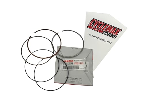 Cyclemax One Pack compatible with Yamaha Piston Rings Ring Set YFZ450R YFZ450X YFZ450 YFZ 450R 450X 450 R X 5TG-11603-00-00 Contains One Piston Rings Ring Set and a Funnel