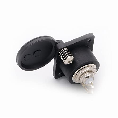 Conector de 1 pin hembra para chasis de micrófono y panel de audio 10x 4