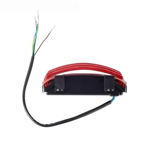 Luz de freno trasera de tres barras ahumada para Harley Touring Street Glide FLHX FLTRX 7