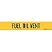 Brady 7118-1HV, 81288 Self-Sticking Vinyl Pipe Marker, (Pack of 25 Cards)