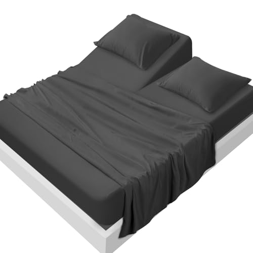SPRINGSPIRIT Split Top King Sheets Sets for Adjustable Bed