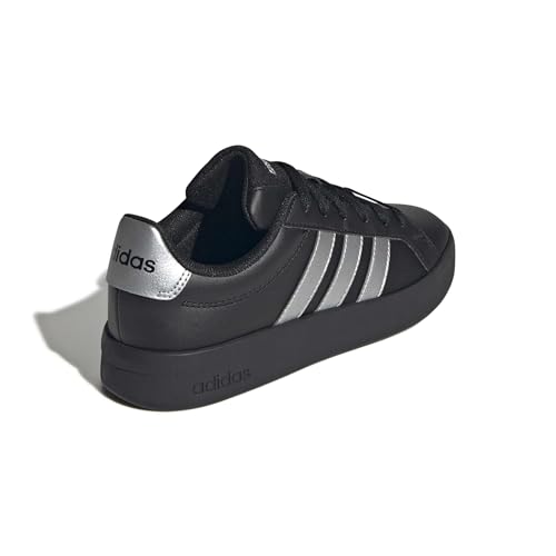 adidas Unisex-Kids Grand Court 3.0, BlackSilverMetallicBlack, 4.5 by adidas - Used condition - Image 4