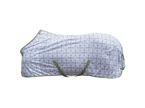 Couverture anti-mouches HKM Edinburgh pistache en taille 155 cm pour chevaux