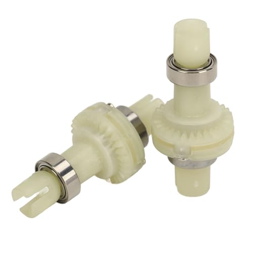 Jauarta RC Car Differential with Bearing for Wltoys New K969, 2pcs, DIY Easy to Install, Plastic & Stainless Steel, 2 Mounts Included