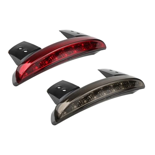Feu stop arriere a LED bicolore rouge pour modification de moto