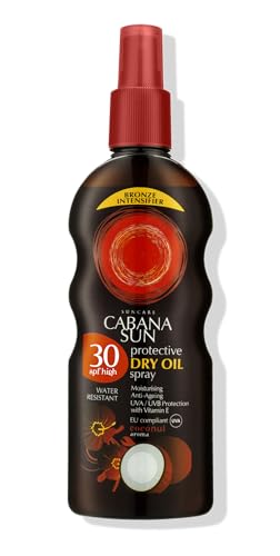 Cabana Sun CABANA Tiefbräunungs-Trockenölspray LSF30, 200 ml