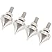 HiFi Speaker Spike Enduring Stainless Steel Isolation Feet Spikes for Amplifier CD DVD Player Set of 4 (M12)
