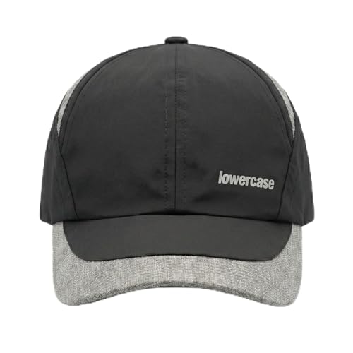 Image of lowercase Lightweight Parachute Cap for Men & Women | Ultra-Thin Quick-Dry Sports Hat | Breathable & Adjustable Unisex Cap for Running, Gym & Summer Outdoors