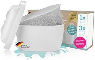 Yucona Water Filter Starter kit for 3 Months, All Common Filter jug Systems | Reusable Water Filter Cartridge, 96% Plastic Saving, Activated Carbon Made from Coconut Shells | Made in Germany