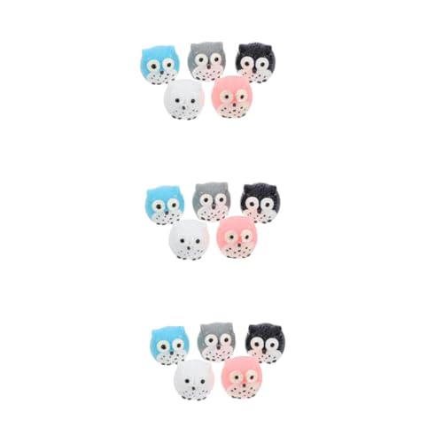 Toddmomy 15 Pièces Mini Animaux en résine Accessoires de la crèche Miniatures Artisanales décor Animal Miniatures de Paysage Miniatures de bonsaï Statue bibelots Mousse Enfant Jouet