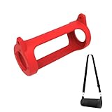 Lautsprecher-Silikon-Tragetasche für JBL Grip, Silikon-Schultertasche, Reisehülle, tragbar, für JBL Grip, Rot