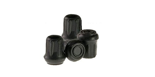 Rubber Crutch Tips 4/pk (O.D. 3/4")