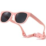 Jiaanle Baby Sonnenbrille 0-3 jahre, Kinder Sonnenbrille polarisierte flexible Frame fur kleinkind