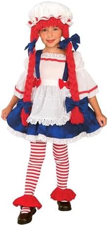 Rubies Rag Doll Girl Costume for Kids, Girl's Toddler image 4