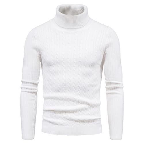 camisolas de pulôver masculinas Homens de malha camisola de geléia Slim Fit Thermal Ribbed Camisola