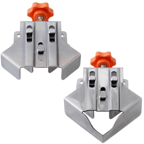 Corner Clamps 90 Degree Right Angle Clamp with Adjustable Swing Jaw 2Pcs