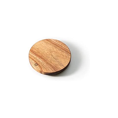 Islandoffer Walnut Wood Cup Lids Set Cover