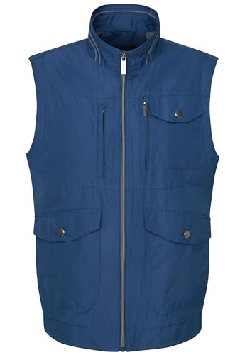 Gilet Bugatti 578100 bleu marine veste sans manches homme taille 56