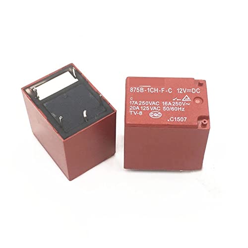 Relais 875B-1AC-F-C-24VDC de haute capacité 17A MOBYAT à 4 broches pour armoire électrique