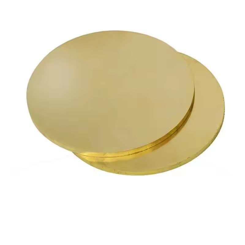2pcs Brass Plate Disc Dia 50/60/80/100mm Thickness 0.5/1/2/3mm Round Circle Disc Plate Brass Gasket Round Plate Board Metal DIY (3x100mm)