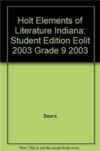 Hardcover Elements of Literature: Indiana Edition, Third Course Book