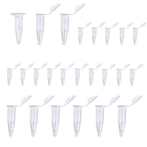 20 Provette Centrifughe Coniche Da 1.5ml Con Tappo - Per Laboratori E Ricerca - Foto 3