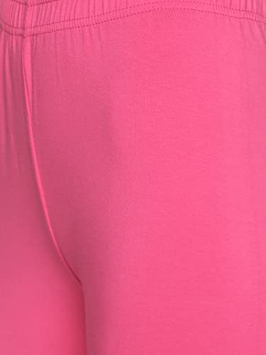 Image of OUTFLITS Women's Knee-Length Cotton Spandex Essential Capri Stretchy Leggings |Small - 2XL Adult |Yoga Leggings, Workout, Gym, Running 3 /4th Leggings for Women(OFLLC)