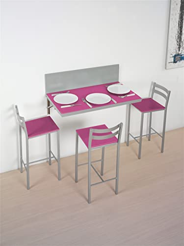 Table de cuisine murale pour savourer votre café dans un petit espace