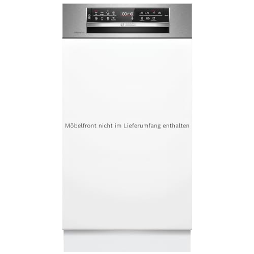 Bosch Serie 6, Teilintegrierter Geschirrspüler, 45 cm, Edelstahl, SPI6EMS17E