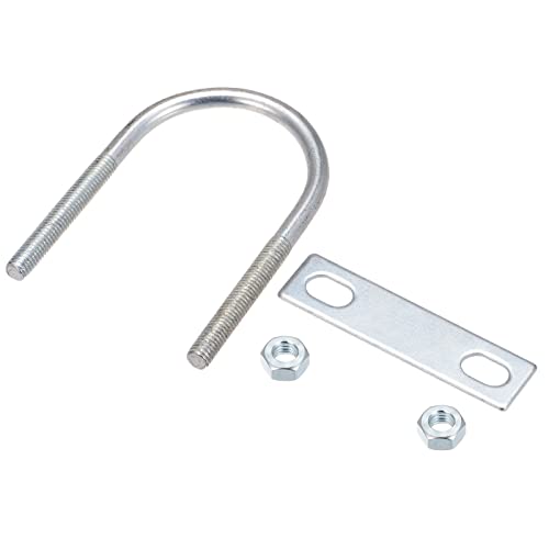 Boulons ronds en U de haute précision M8 x 55 x 100 mm METALLIXITY en acier