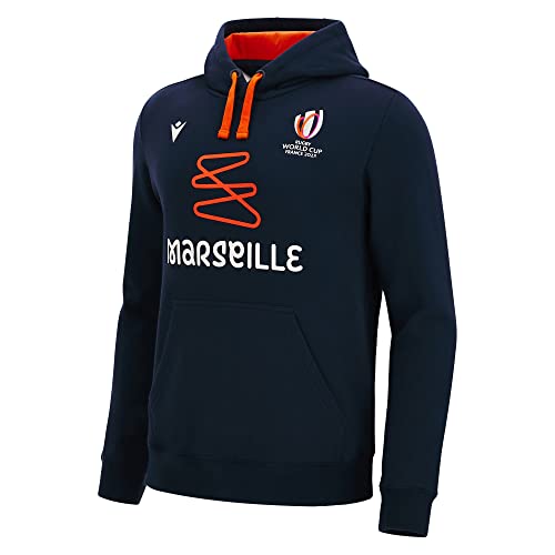 Sweat a capuche Marseille Rugby World Cup 2023 bleu taille XL