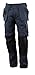 Produktbild Mascot Handwerkerhose "Lindos" Größe L82cm/C58, 1 Stück, schwarz/blau, 07379-154-010-82C58