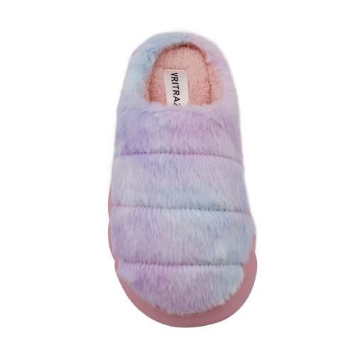 Image of VRITRAZ Women's Comfort Slip On Closed Toe Warm Winter with Cute Design print House Clog Indoor Slipper