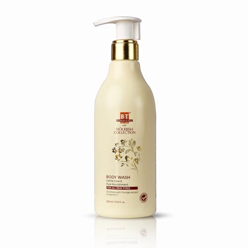 Image of Boericke & Tafel Nourish Body Wash 325 ml | Enriched with Vitamin C and Orange extracts for Men & Women , Gentle Shower Gel for pure Nourishment| Removes body tan and improves skin texture| Paraben & Silicon free | Ph balanced