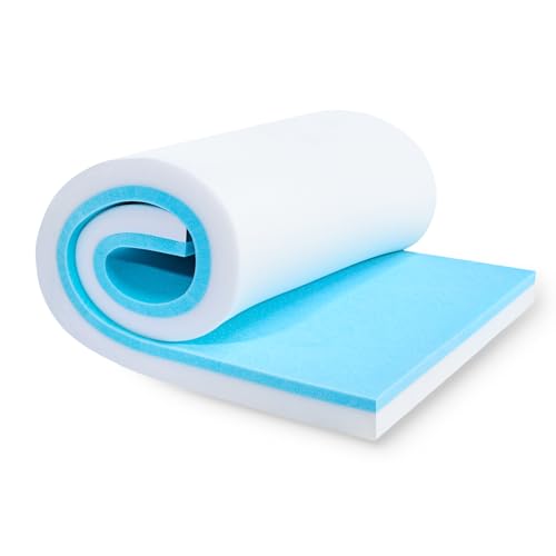 Upholstery Foam 72"x24"x1" Gel Memory Couch Cushion Support