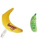 Yeowww! Catstages Crunchy Pickle Kicker Banana Catnip Toys