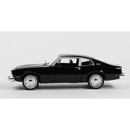 Modelo de auto Maverick negro 1:24 Motormax miniatura 3