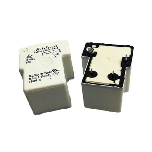 Relais 12V T9VV1K15-12S haute puissance 40A 4 broches pour circuits auto - 2 pièces