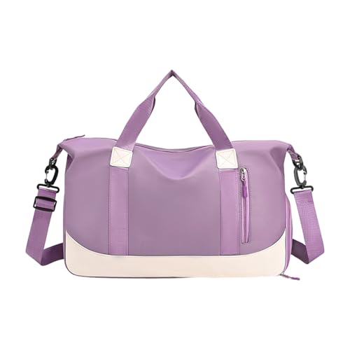 [HYBEW] Lightweight Oxford Fabric Sports Bag with Multiple Pockets for Hiking Camping Daily Use Spacious Training Bag