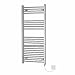 NRG Curved Electric Heated Manual Towel Rail 250W 1100x500 Chrome