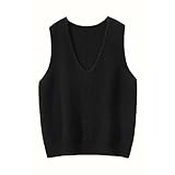 Diese Pullunder passt zu einem T-Shirt oder einer Bluse getragen und mit Hosen, Jeans, Leggings, Mantel, Rock, Stiefeln, Turnschuhen oder Absätzen für einen stilvollen Look kombiniert werden.