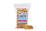 Pawveyor 5' Chicken Coated Twist Sticks Wrapped Dog Rawhide Chew Toy Treat Sticks Puppy Teething...