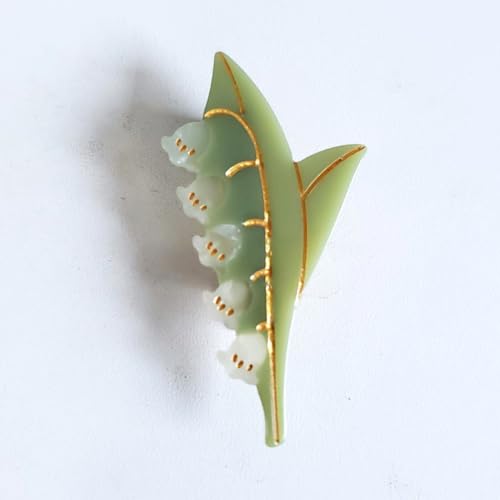 Omg Decor Lily Of The Valley Hair Clips,Cellulose Acetate Hair Clips,Small Claw Clips For Girl thumb #7